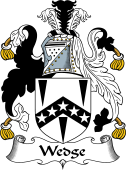 English Coat of Arms for the family Wedge