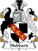 English Coat of Arms for the family Hubbard or Hubert