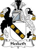 English Coat of Arms for the family Hesketh