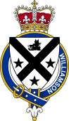 British Garter Coat of Arms for Williamson (Scotland)