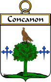 Irish Badge for Concanon or O'Concanon