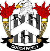 Coat of arms used by the Gooch family in the United States of America