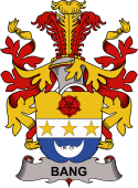 Coat of arms used by the Danish family Bang