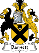 English Coat of Arms for the family Barnett