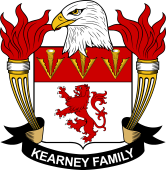 Coat of arms used by the Kearney family in the United States of America