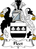 English Coat of Arms for the family Fleet
