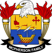 Coat of arms used by the McPherson family in the United States of America