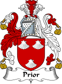 English Coat of Arms for the family Prior or Pryer
