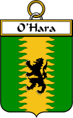 Irish Badge for Hara or O'Hara