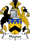 English Coat of Arms for the family Heynes