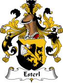 German Wappen Coat of Arms for Esterl