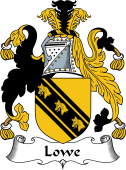 English Coat of Arms for the family Lowe