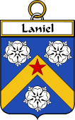 French Coat of Arms Badge for Laniel