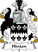 English Coat of Arms for the family Hinton