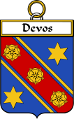 French Coat of Arms Badge for Devos