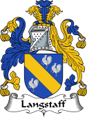 English Coat of Arms for the family Langstaff