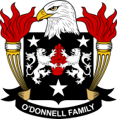 Coat of arms used by the O'Donnell family in the United States of America