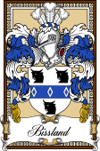 Scottish Coat of Arms Bookplate for Bissland or Bilsland