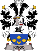 Coat of arms used by the Danish family Kingo