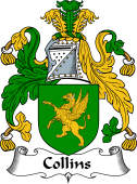 English Coat of Arms for the family Collins