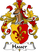 German Wappen Coat of Arms for Hauer