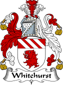 English Coat of Arms for the family Whitehurst