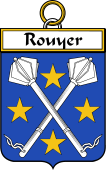 French Coat of Arms Badge for Rouyer