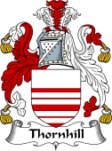 English Coat of Arms for the family Thornhill