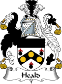 English Coat of Arms for the family Heald