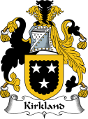 English Coat of Arms for the family Kirkland