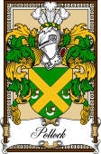 Scottish Coat of Arms Bookplate for Pollock (Renfrew)