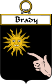 Irish Badge for Brady or McBrady