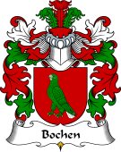 Polish Coat of Arms for Bochen (Papuga)
