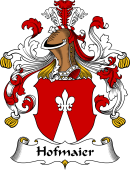 German Wappen Coat of Arms for Hofmaier