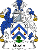 English Coat of Arms for the family Quain