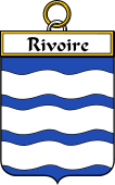 French Coat of Arms Badge for Rivoire