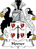 English Coat of Arms for the family Homer