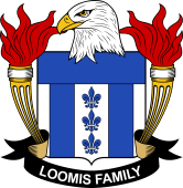 Coat of arms used by the Loomis family in the United States of America
