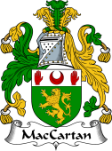 Irish Coat of Arms for MacCartan or MacArtan