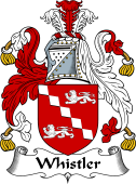 English Coat of Arms for the family Whistler