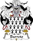 Portuguese Coat of Arms for Barreto