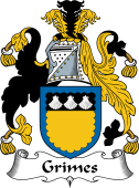 English Coat of Arms for the family Grimes II