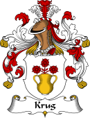 German Wappen Coat of Arms for Krug