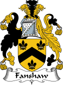 English Coat of Arms for the family Fanshaw