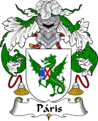 Portuguese Coat of Arms for Páris or Paris
