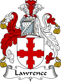 English Coat of Arms for the family Lawrence or Laurence