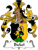 German Wappen Coat of Arms for Bickel
