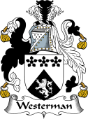 English Coat of Arms for the family Westerman