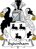 English Coat of Arms for the family Sydenham