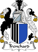 English Coat of Arms for the family Trenchard